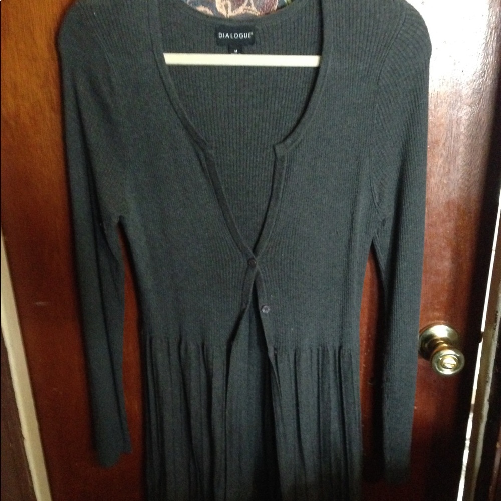 💥💥FINAL SALE !!Dialogue tunic length sweater